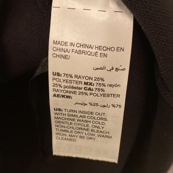 🎉 HP 🎉 Chico’s Black Boat Neck Long Sleeve Top - Picture 7 of 8